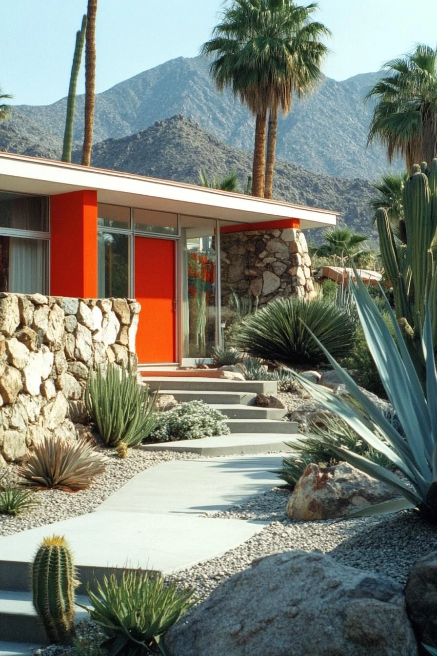 An Orange Door Steals the Show