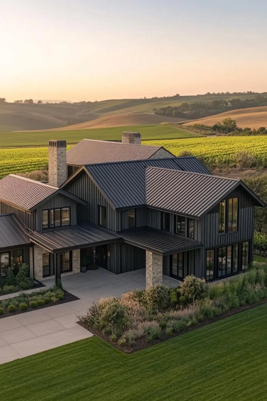 A Metal-Clad Farmhouse Full of Character