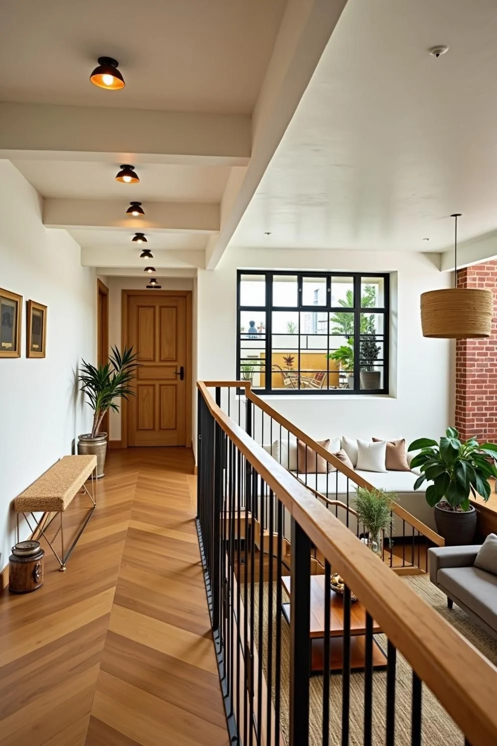 Stylish Loft With Standout Lighting