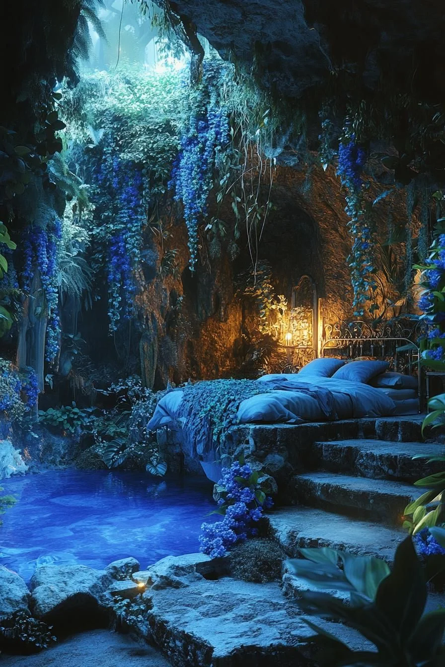 Peaceful Sleep in an Enchanted Grotto