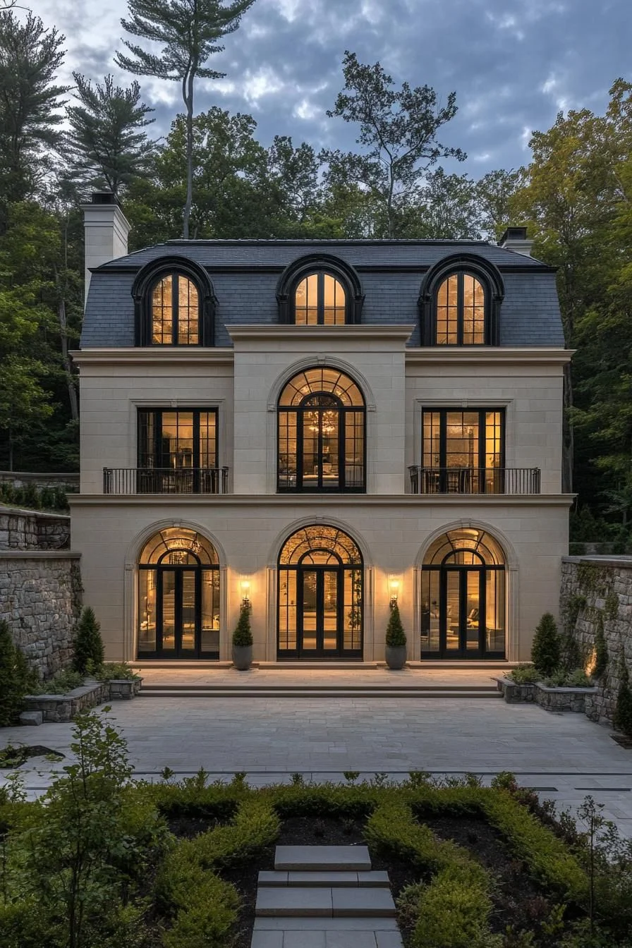 Neoclassical Evening Splendor on Display
