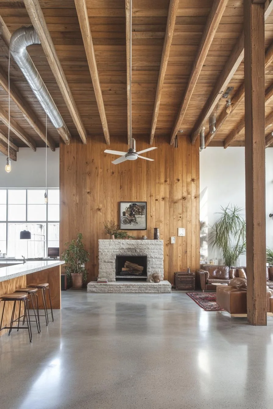 A Barn Loft With Skyline Views