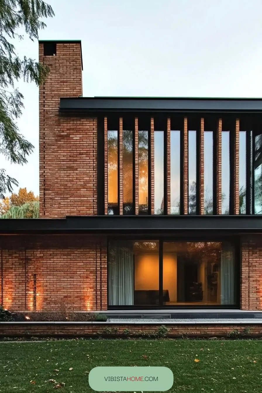 Brick Haven with Vertical Lines