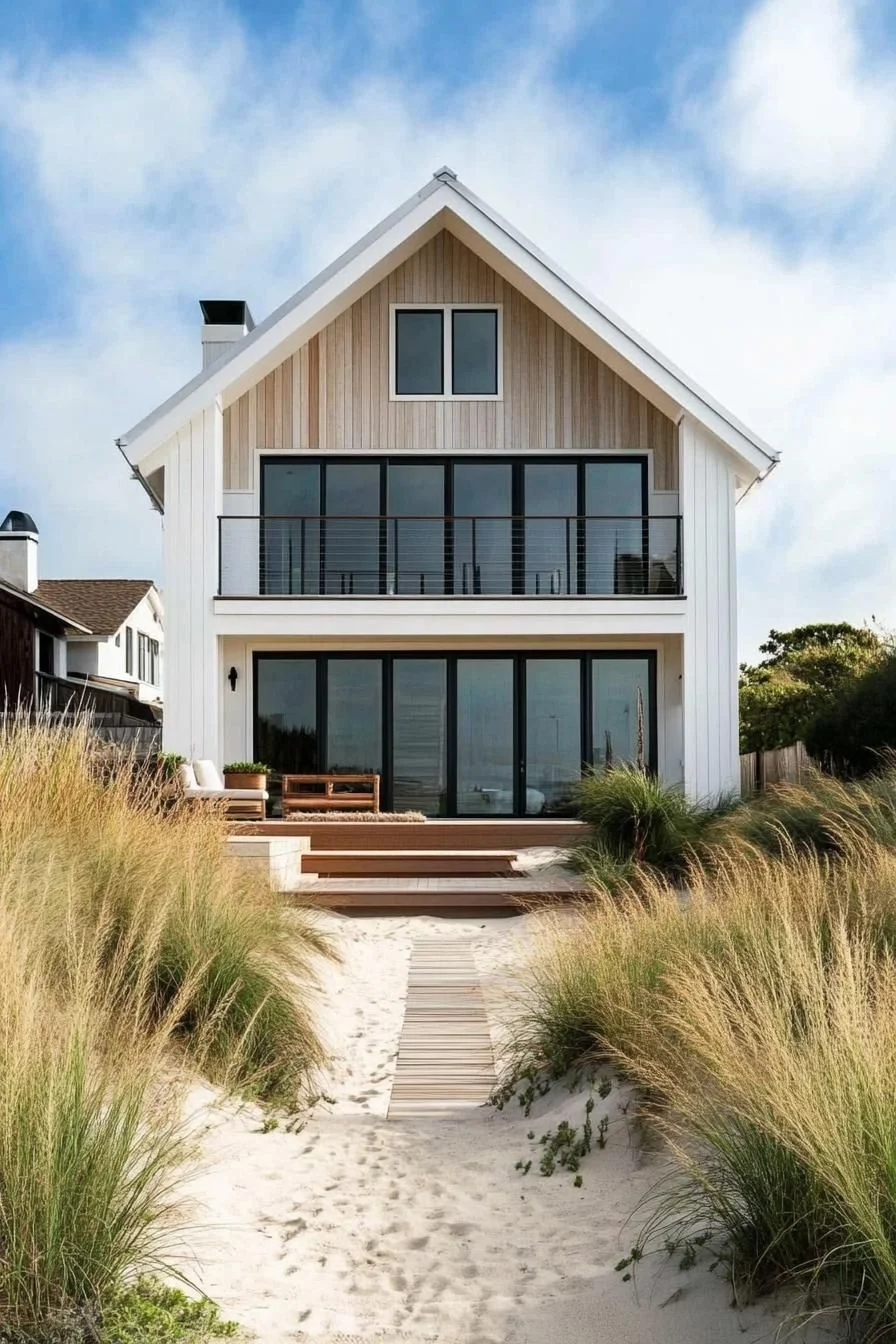 Beach House Nestled in the Dunes