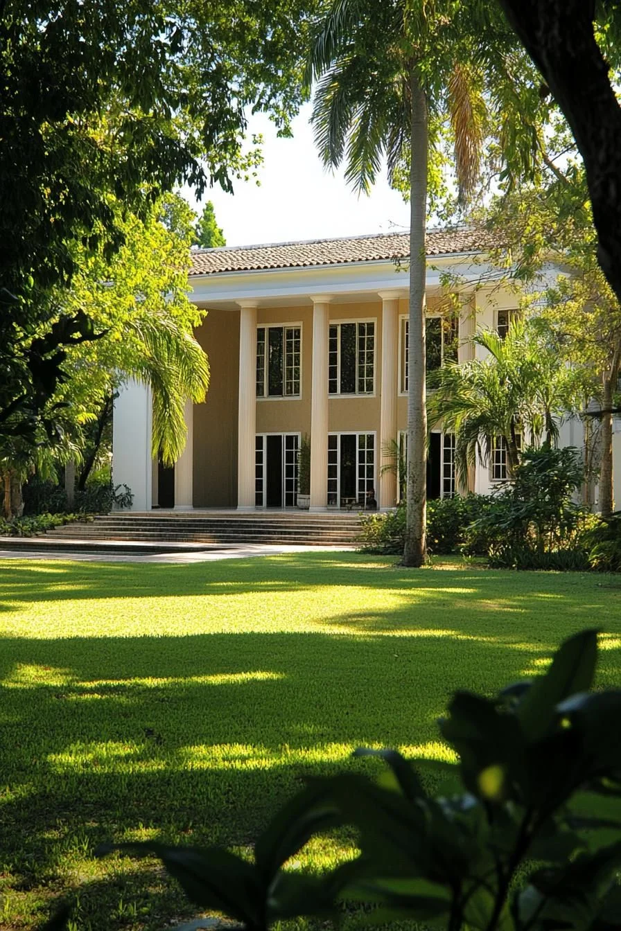 A Colonial Home With Standout Columns