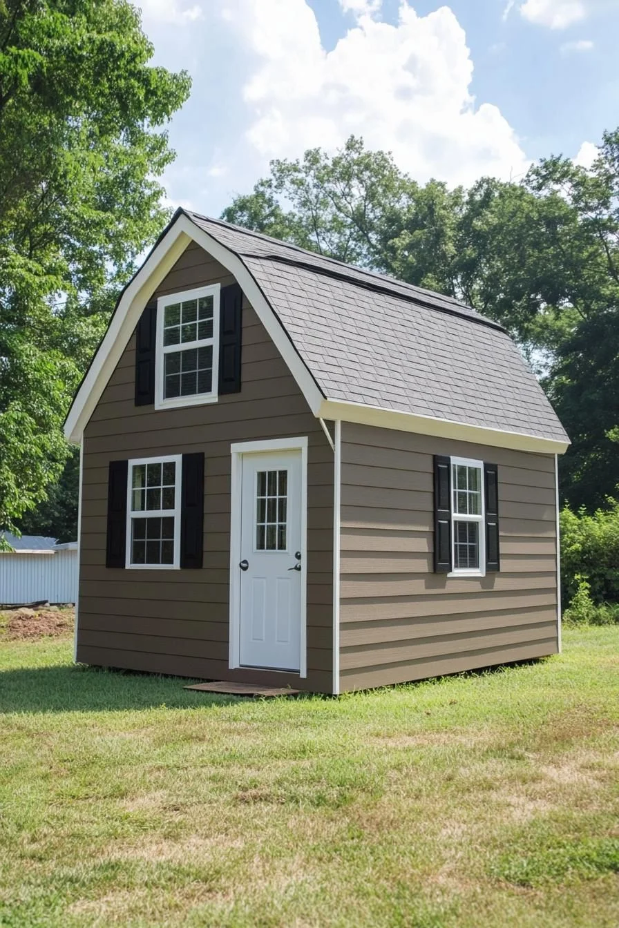 37) A Quaint Home with a Gambrel Roof