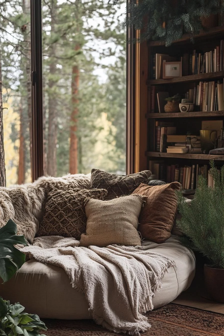 A Book Lover's Hideaway in the Woods
