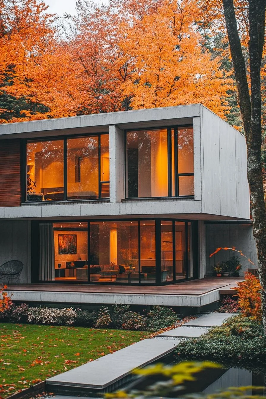 Concrete and Glass Combinations