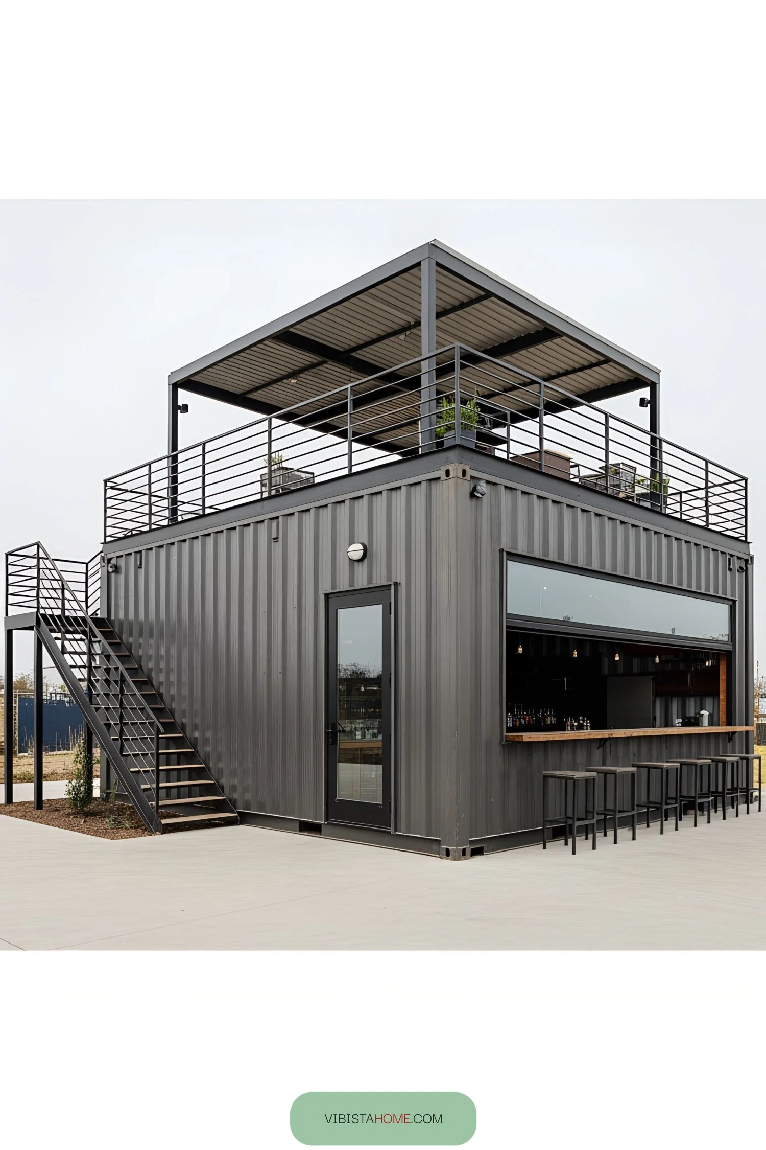 Industrial-Style Container Pub