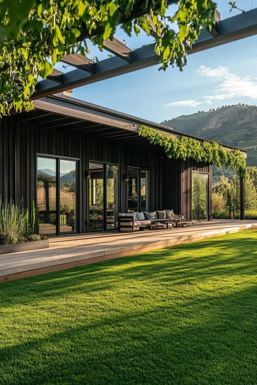 Sunlit Long House with Garden Views
