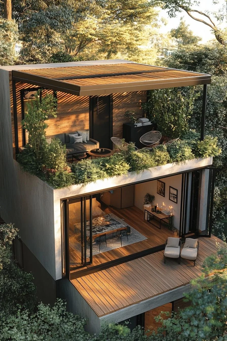 Treehouse Oasis With Modern Style