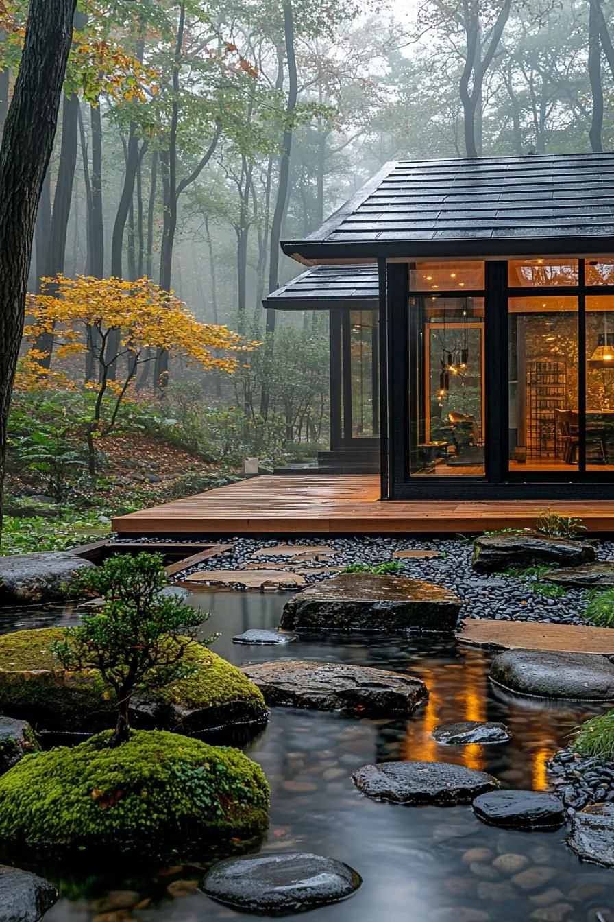 Water Sounds in a Hidden Courtyard