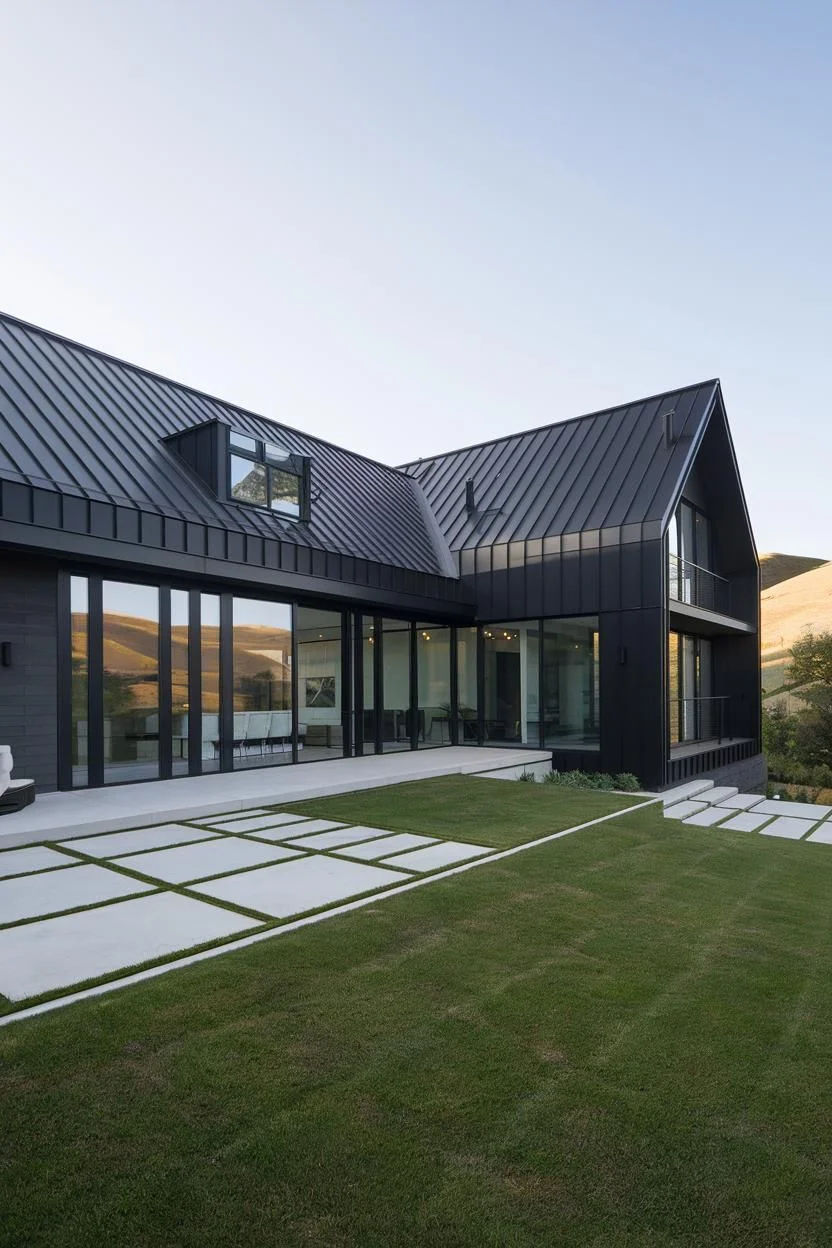 A Midnight Mirage of Gabled Grandeur