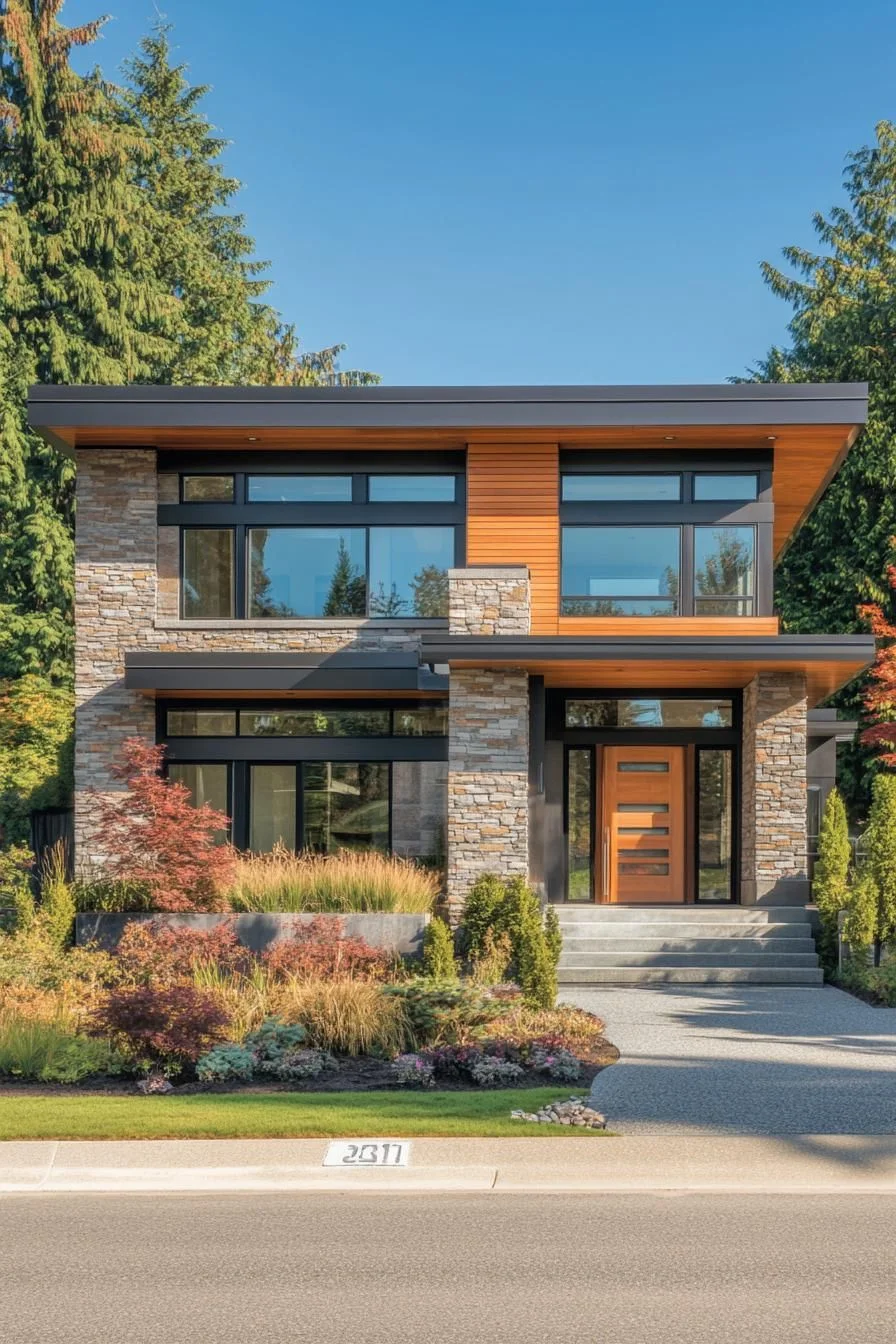Sophisticated Stone-Faced Sanctuary