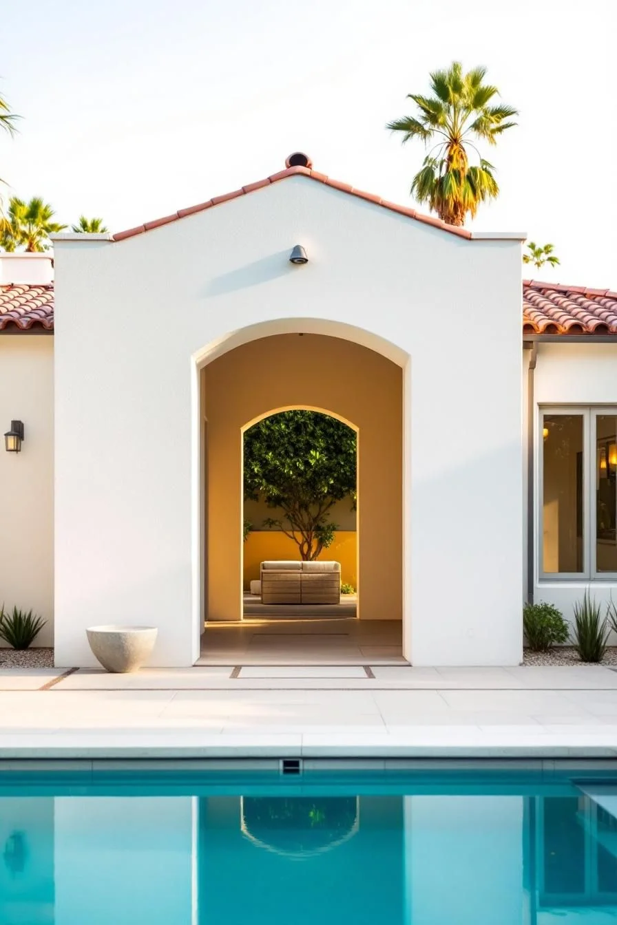 A Modern Marvel of Sunlit Spanish Archways
