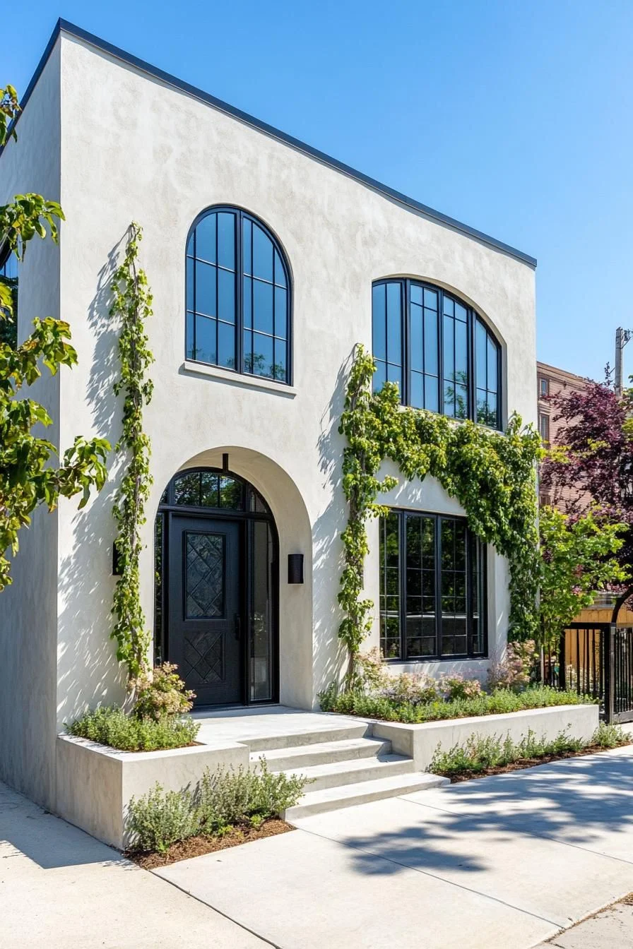 Modern Elegance With a Green Accent