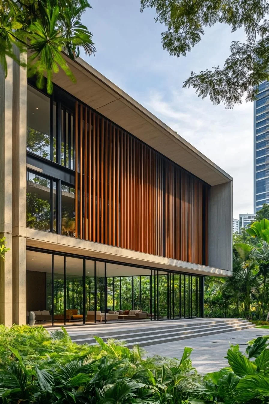Glass Meets Green Grandeur in the Tropics