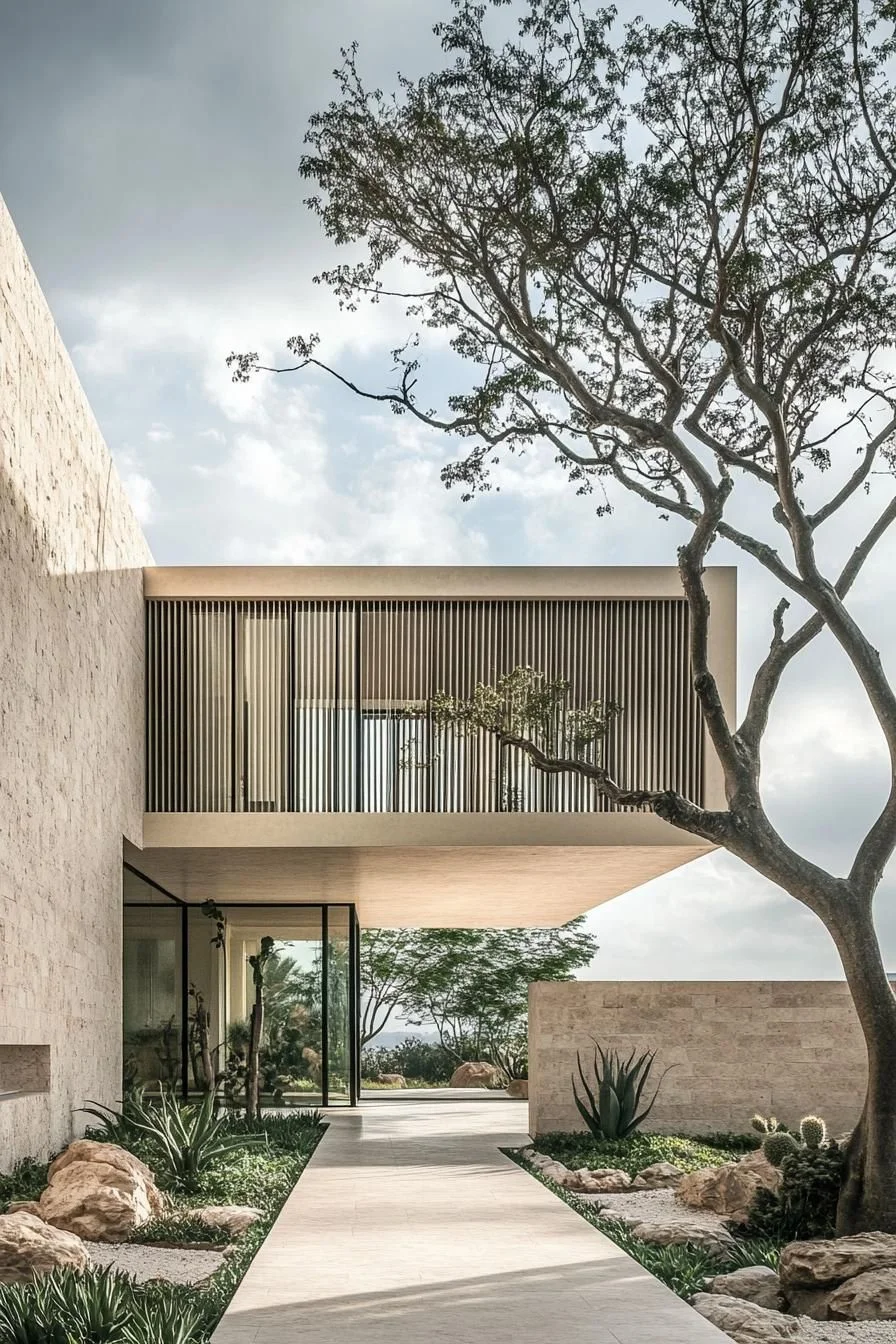 Minimalist Villa Set in Nature
