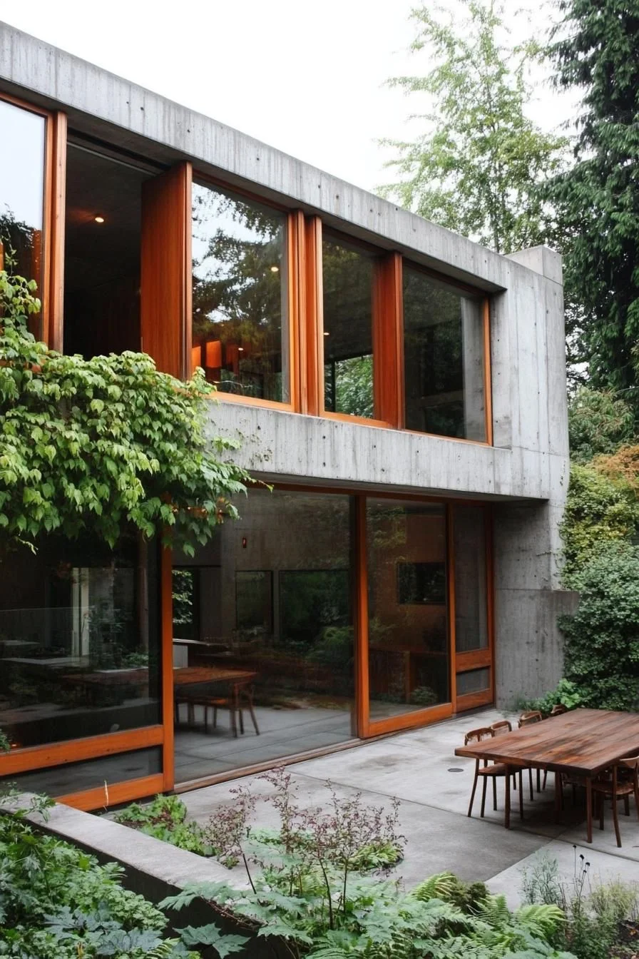 A Sustainable Dream House Wrapped in Greenery