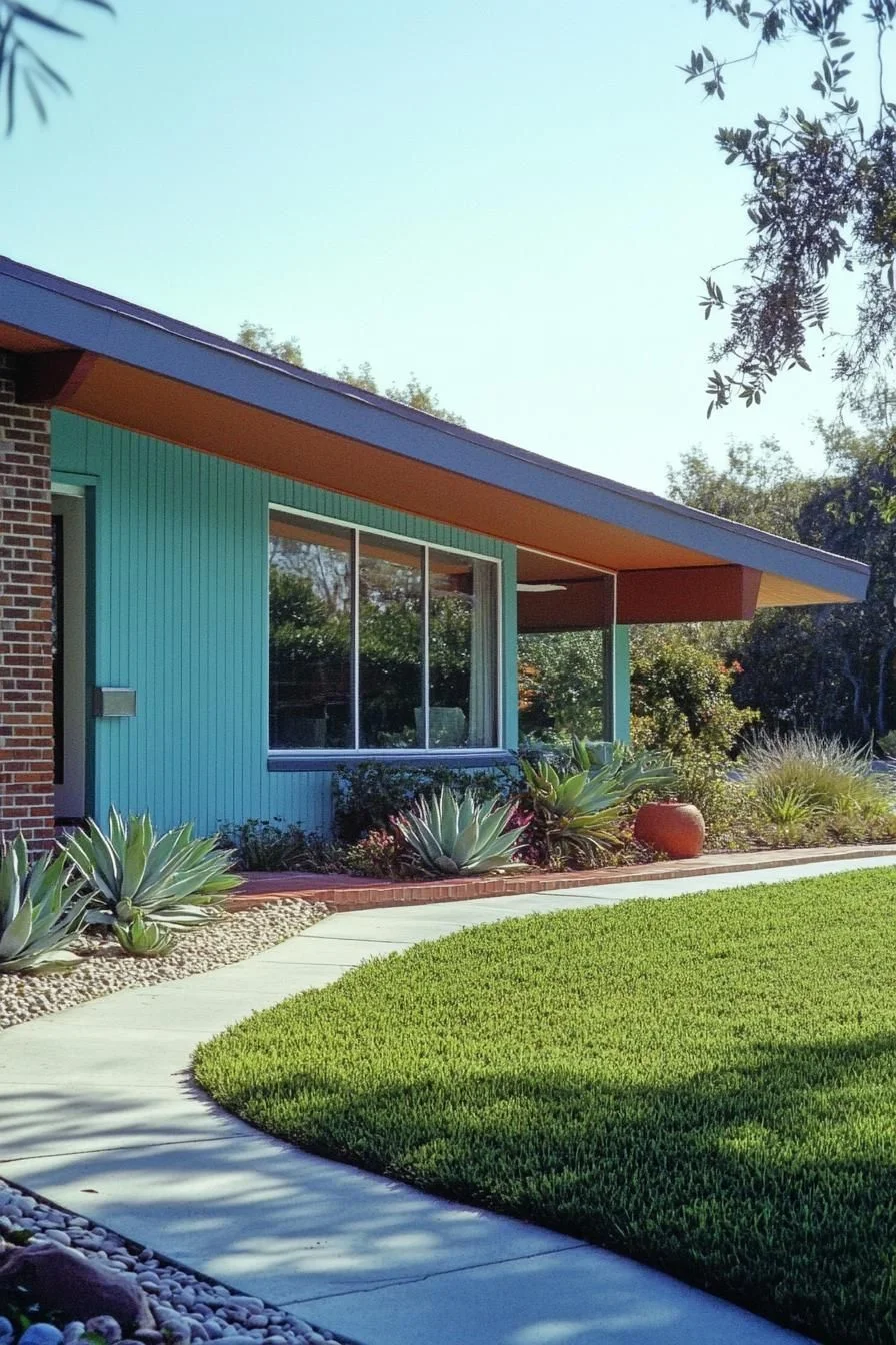 A Modern Take on Turquoise Retro Style