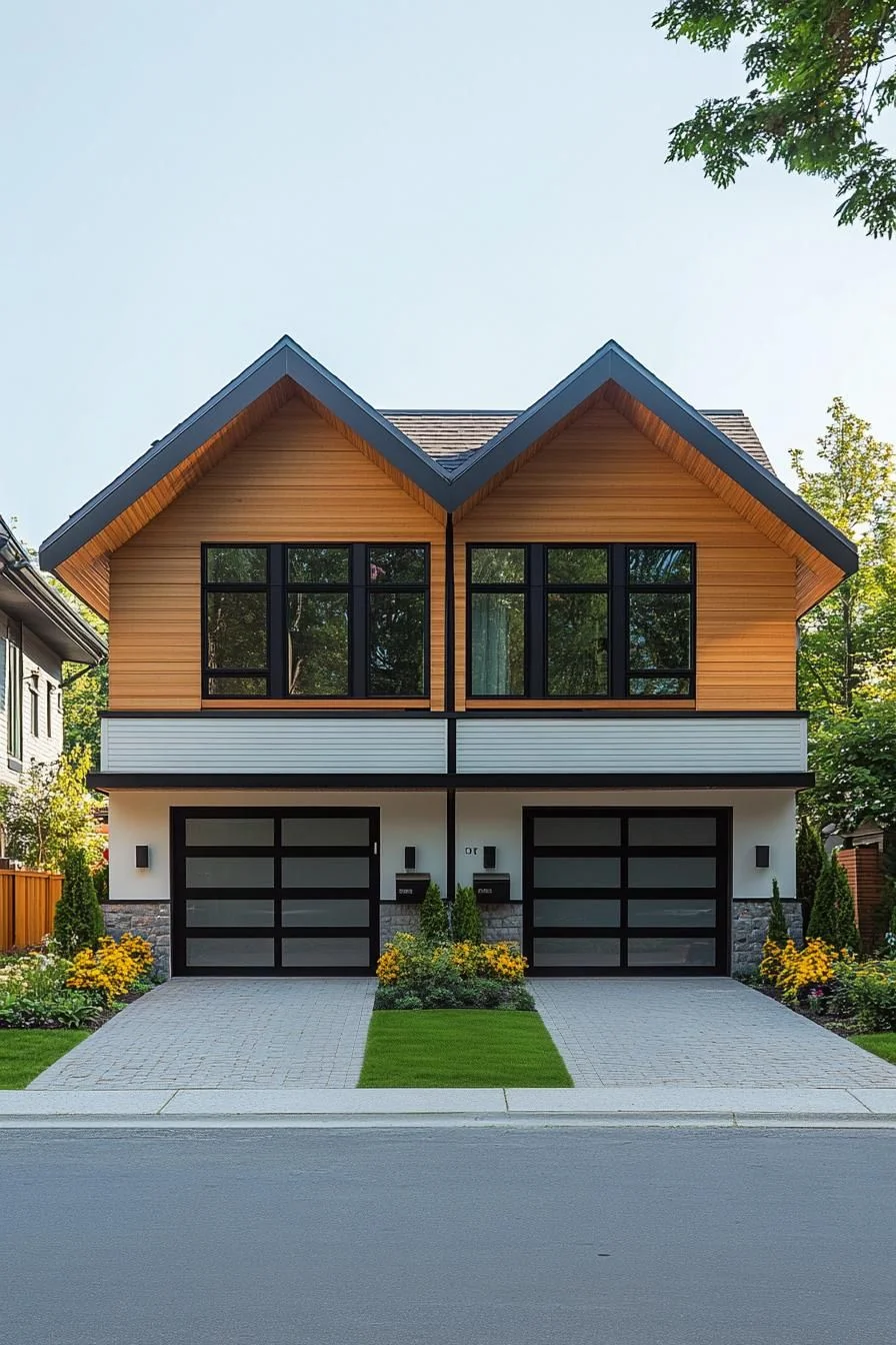 Two Rooflines in One Duplex