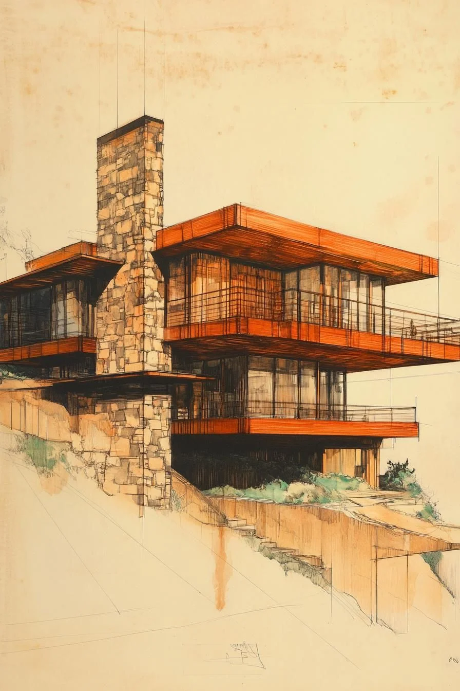 Cliffside Marvel With Modern Design