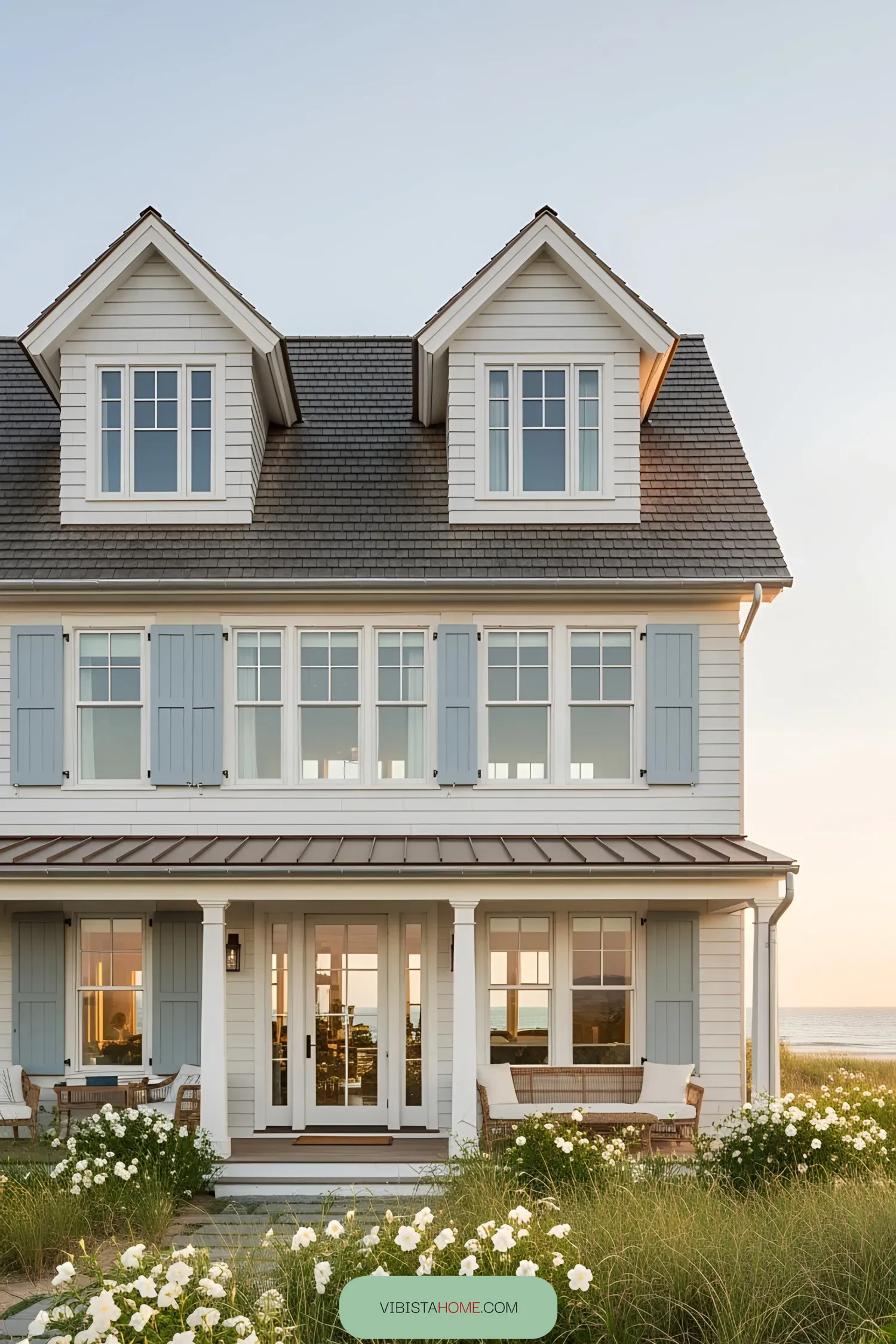 A Seaside House Where Waves Whisper
