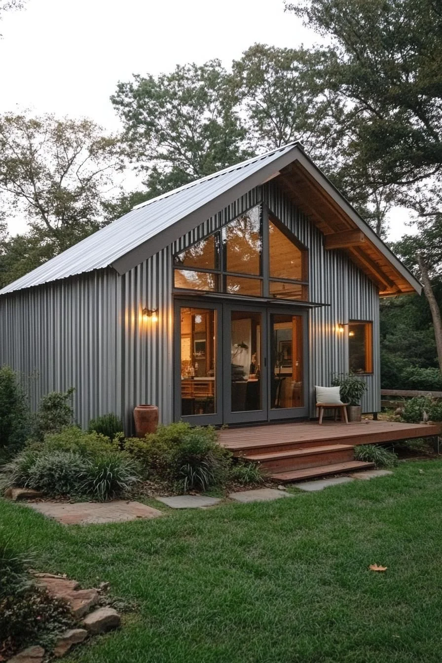 Quiet Steel Cabin Retreat