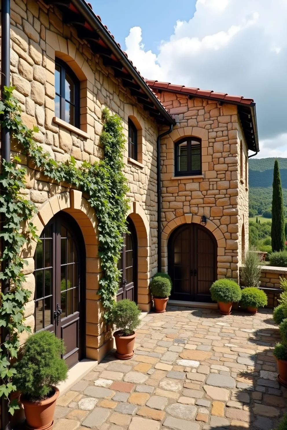 Vine-Covered Villa With Wide Views