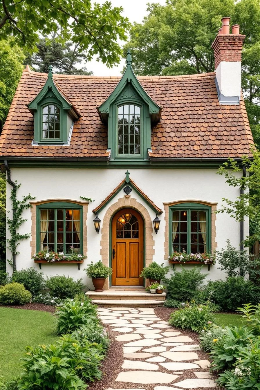 A Cottage With a Chocolate Chip Roof