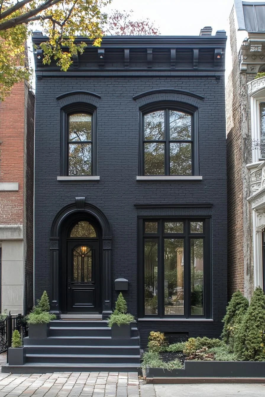 A Midnight Brick Beauty in the City