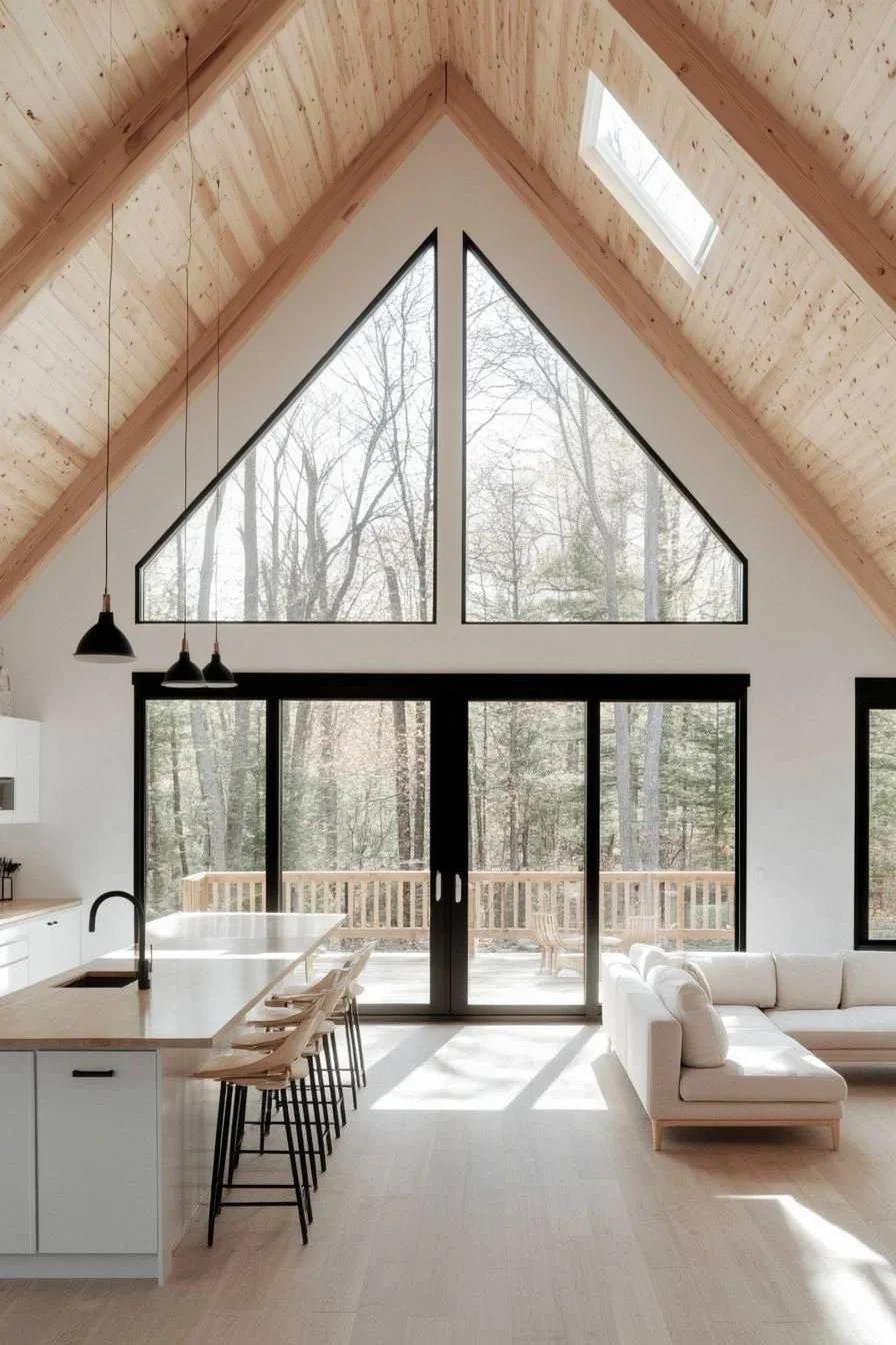 A Bright And Airy A-Frame Space