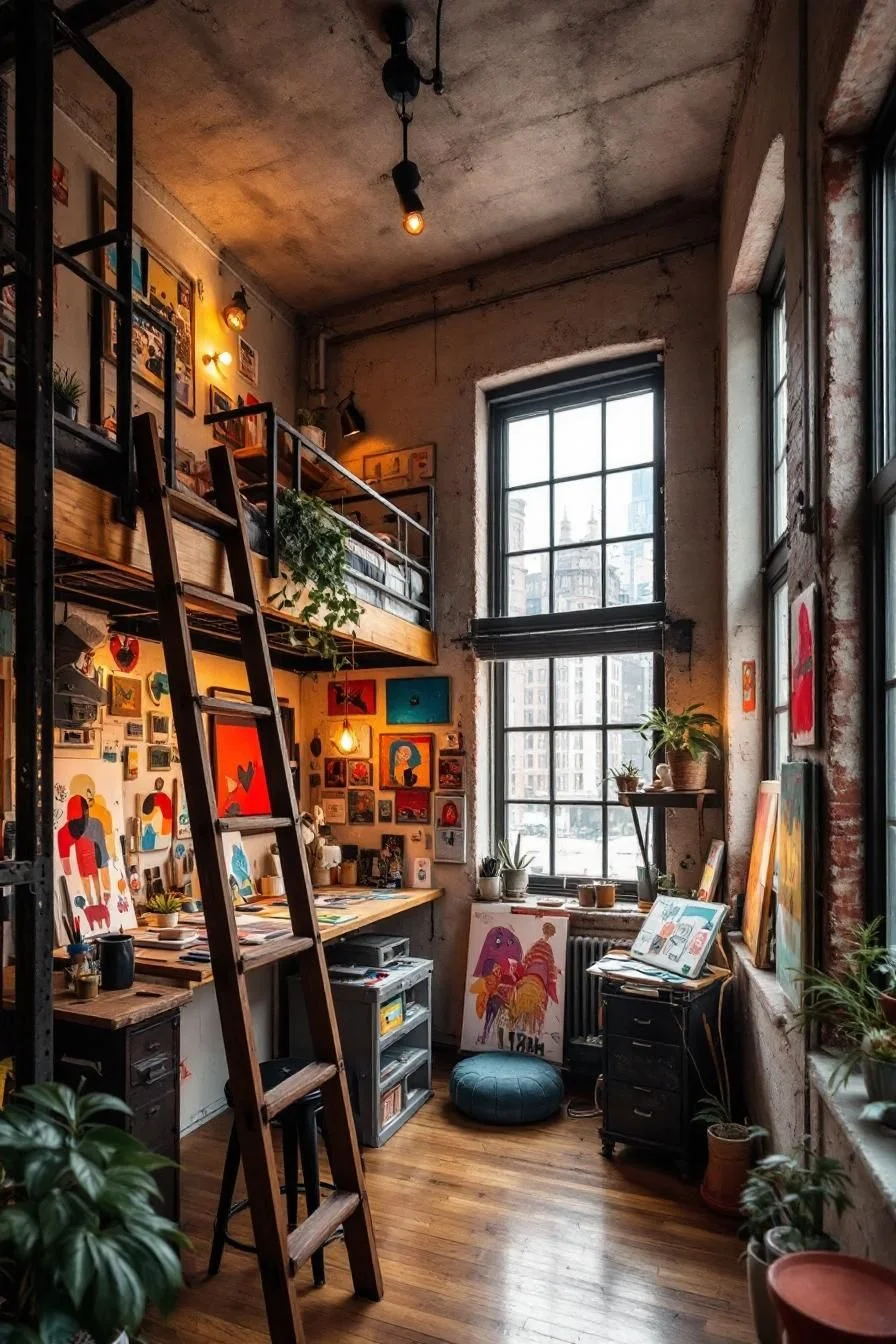 An Artistic Escape in a Creative Loft