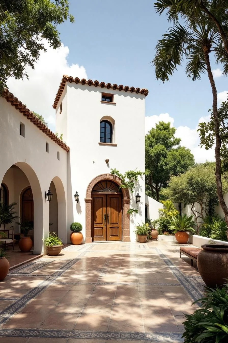 A Grand Hacienda With a Dramatic Courtyard