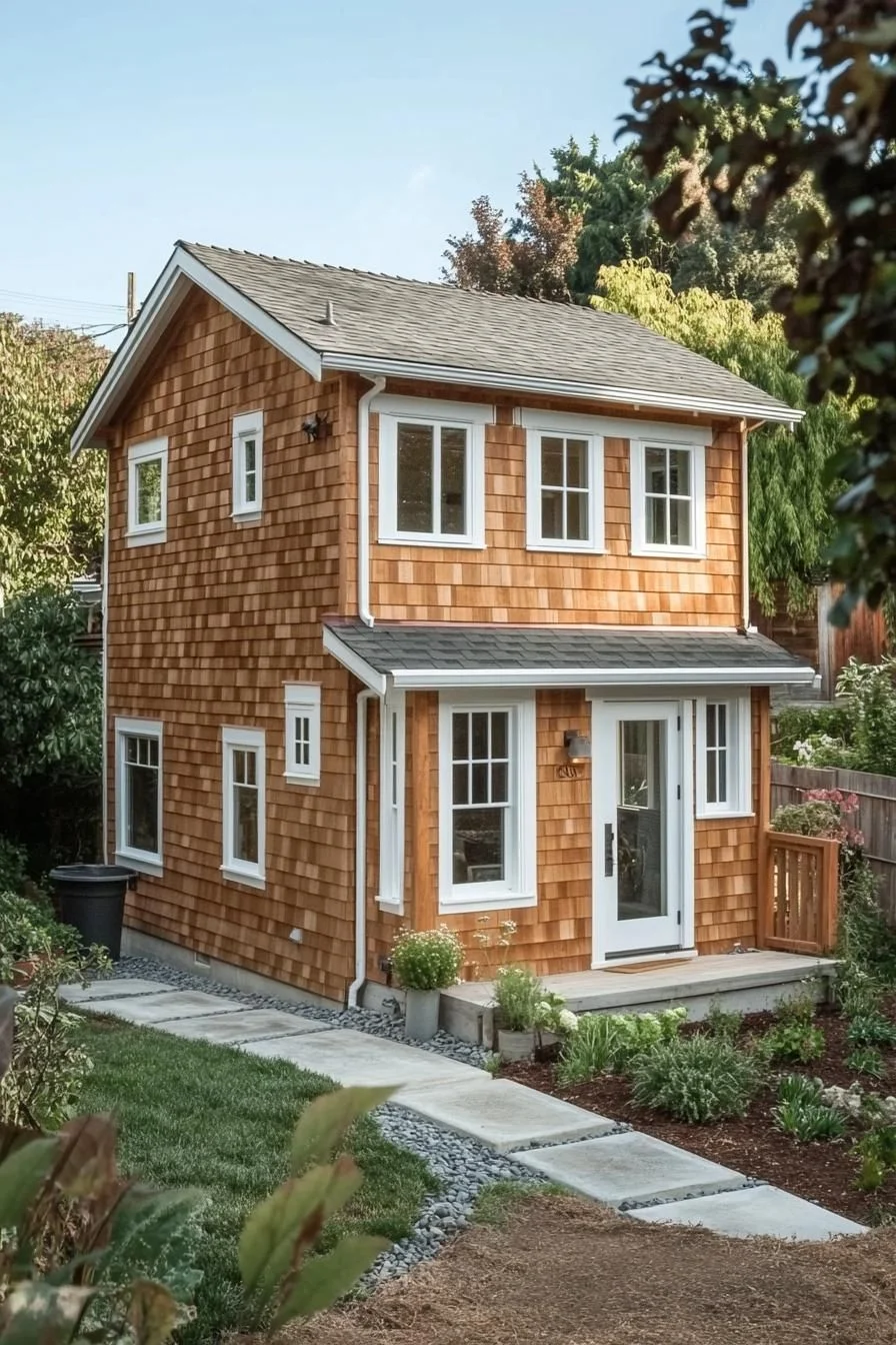 61) A Quirky Cedar Plank Cottage