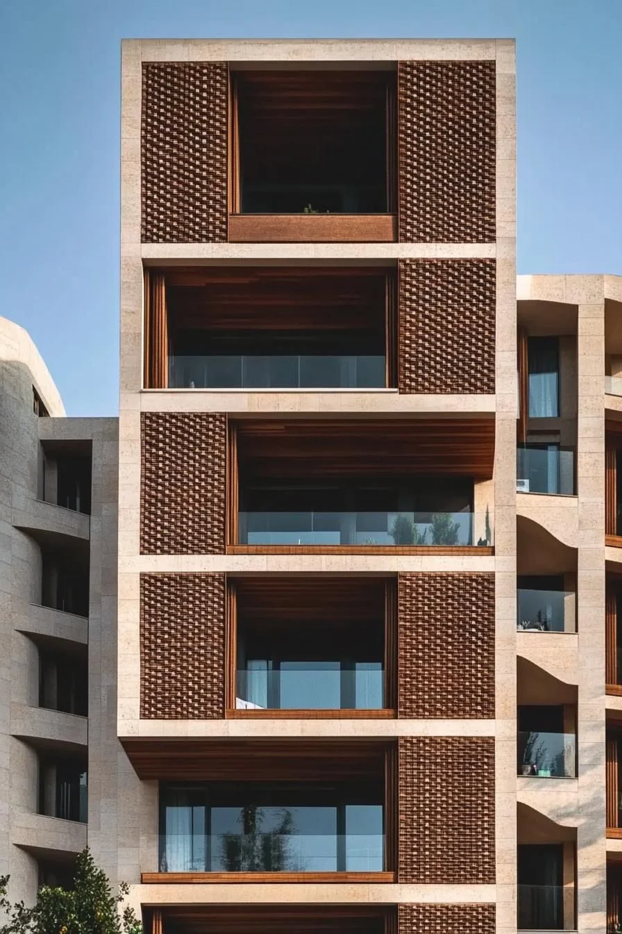 Texture and Design Meet on This Striking Facade
