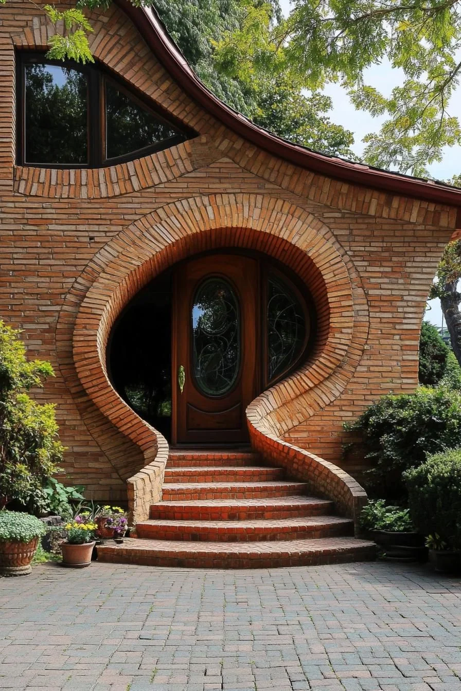 Brick Arch House Straight Out of a Storybook