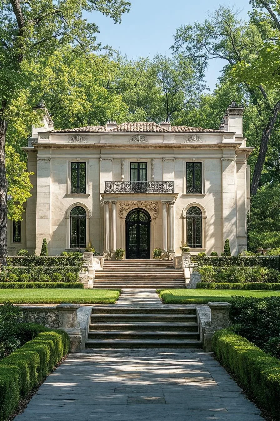 A Facade Built on Repeating Grandeur