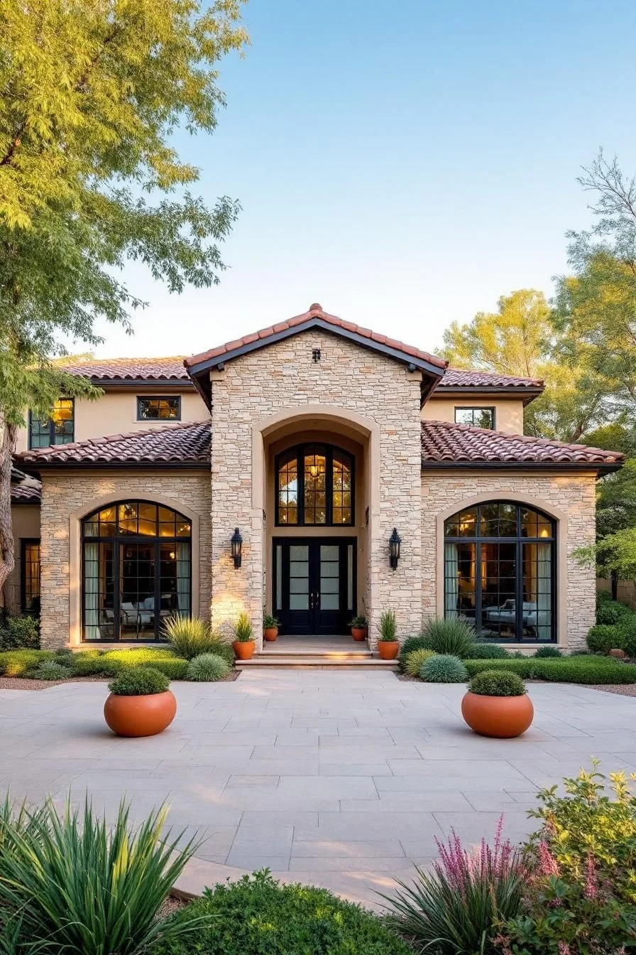 A Harmonious Stone Home in Arizona