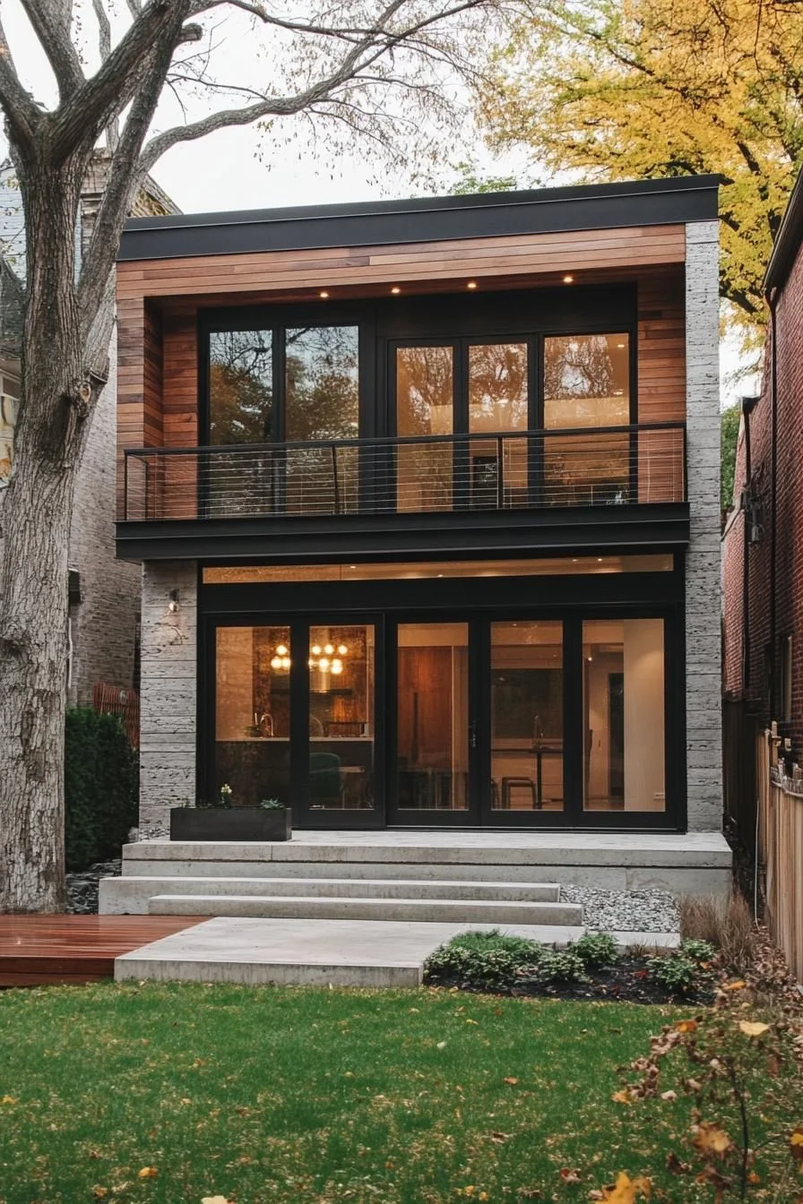 Timber Facade with a Modern Edge