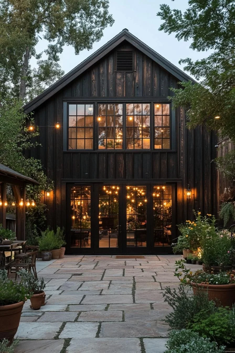 Timber Details and Twinkling Lights