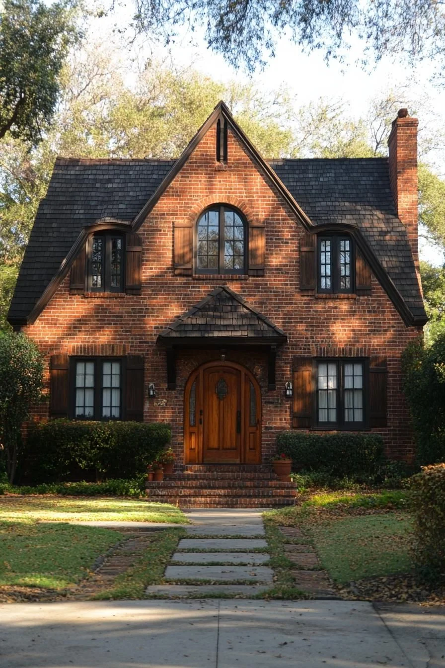 Cheerful Brick House Style