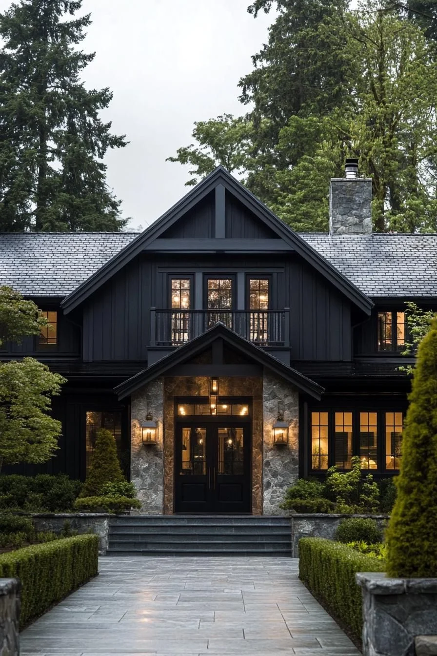 Slate-Clad Estate Retreat