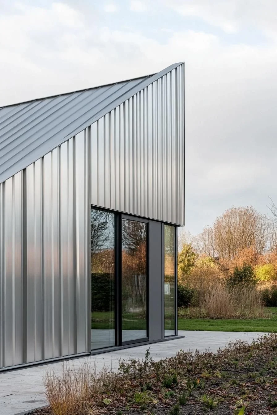 Shiny Galvanized Metal Home