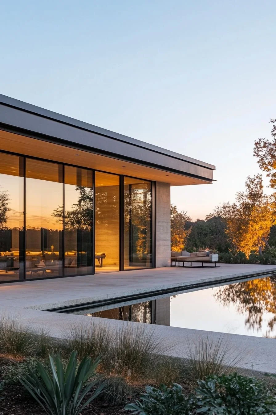 A Tranquil Glass Haven of Modern Zen
