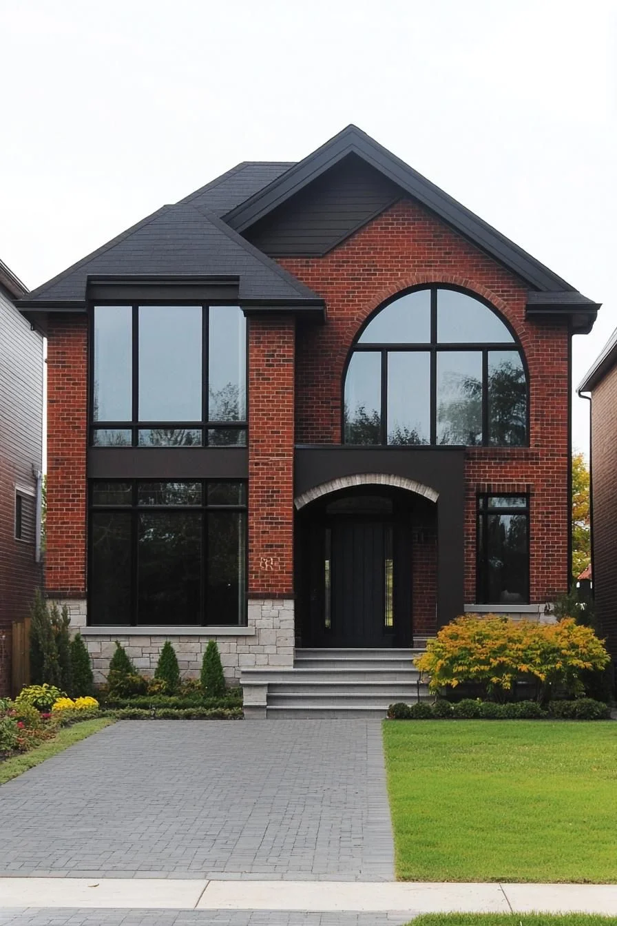 Brick Beauty with a Bold Gable Front