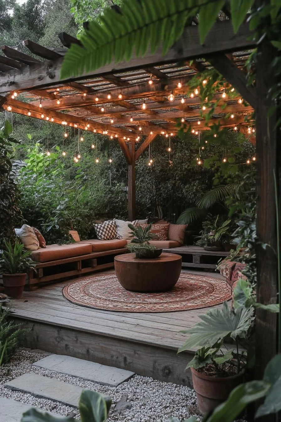 Cozy Canopy: A Charming Garden Villa
