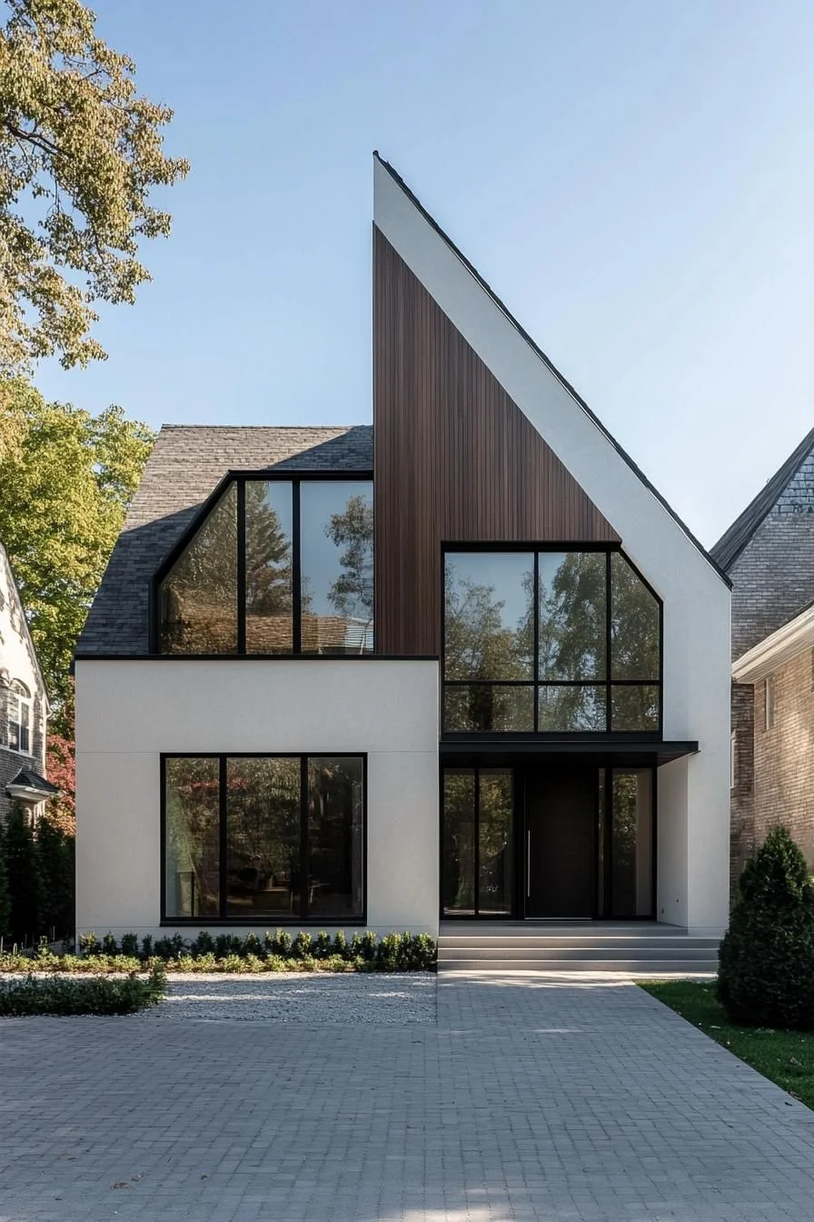 Angular Lines Make a Modern Suburban Statement