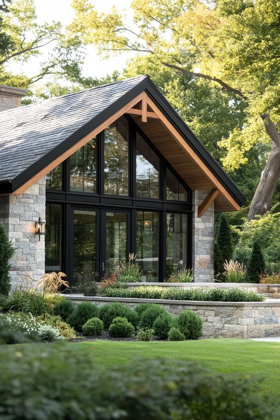 A Modern Rustic Retreat With A-Frame Style