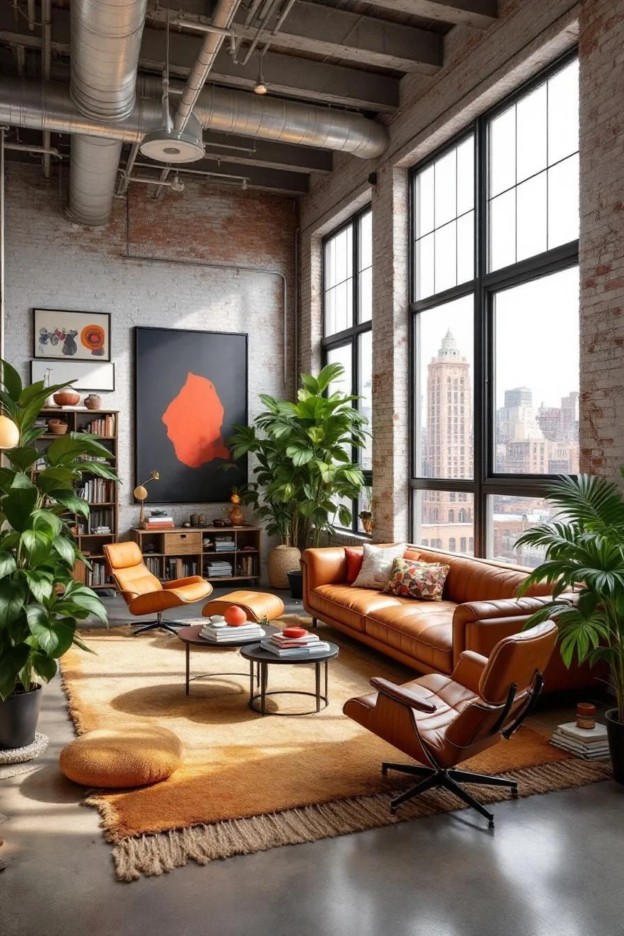 A Sunset-Lit Creative Loft Retreat